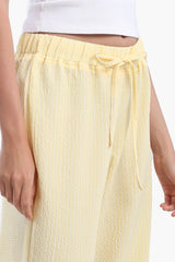 Carina - Comfy Striped Wide Leg Pants