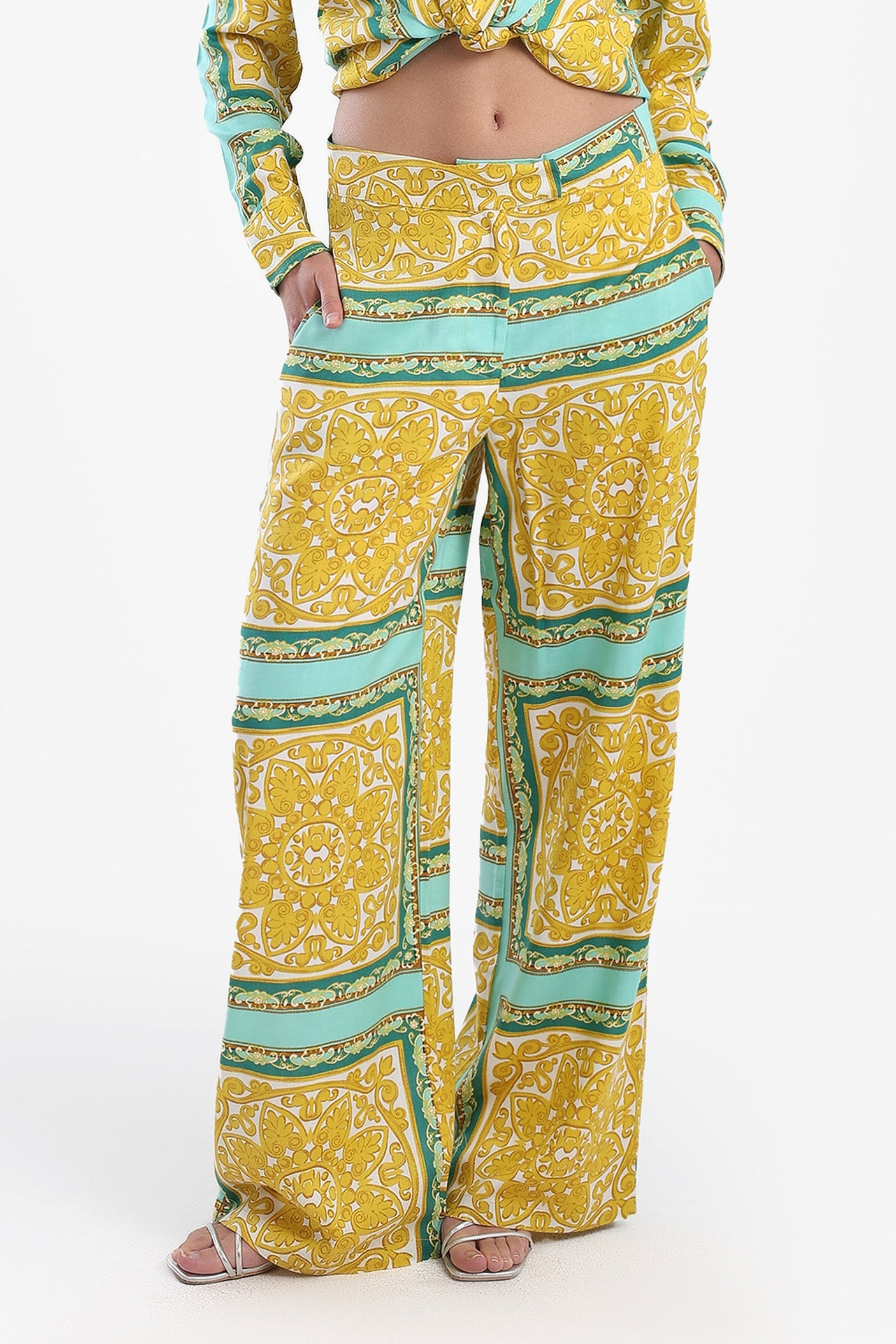Carina - Luxurious Printed Pants