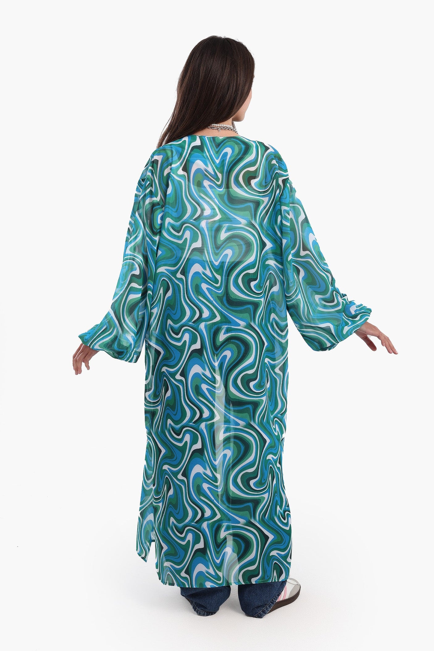 Carina - Colored Midi Length Kimono