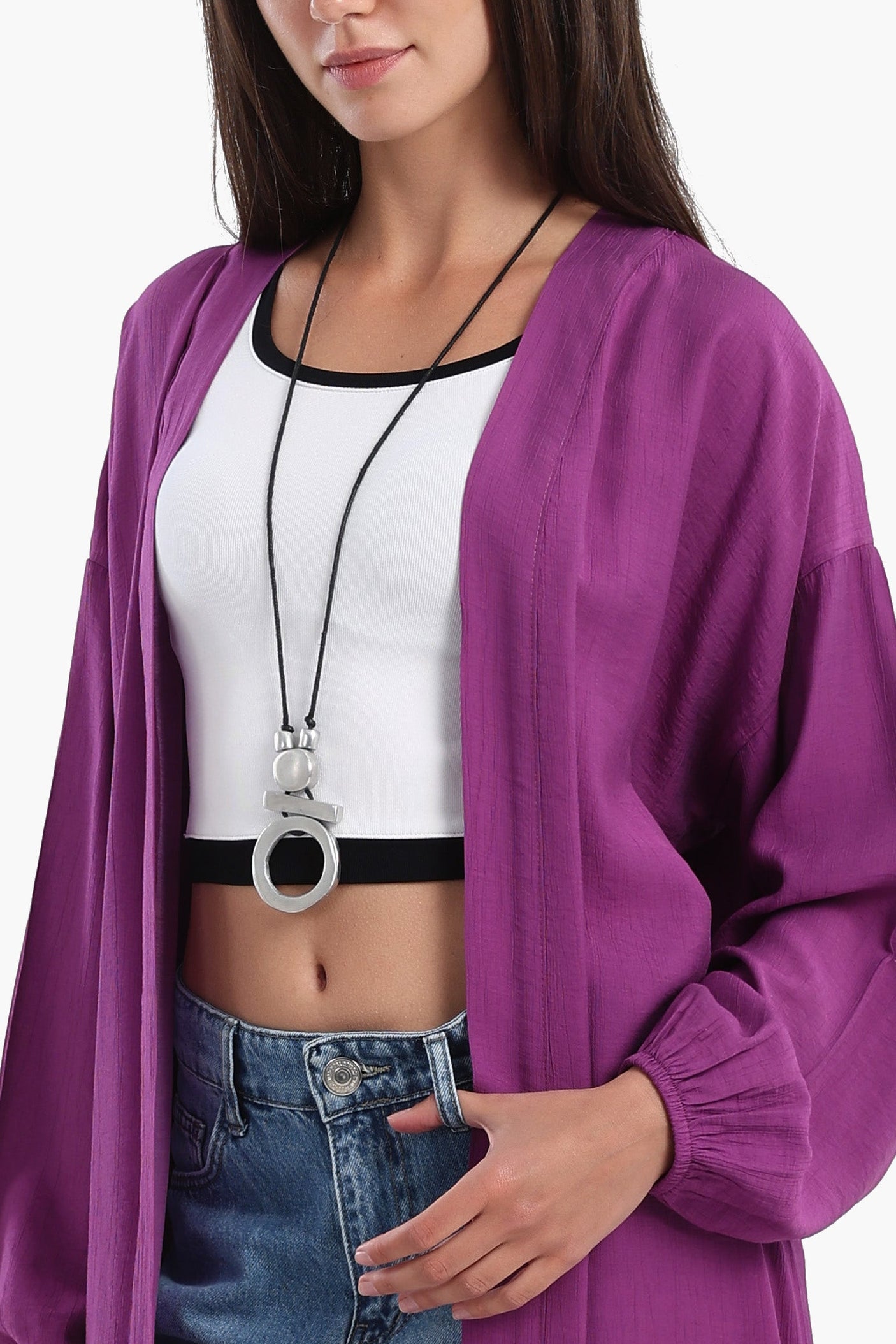 Carina - Summer Cardigan with Elastic Cuffs