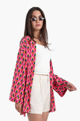 Carina - Peacock Pattern Kimono