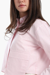 Carina - Cropped Hidden Placket Shirt