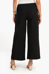 Carina - Self Pattern Linen Pants