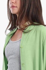 Carina - Long Plain Shirt Dress