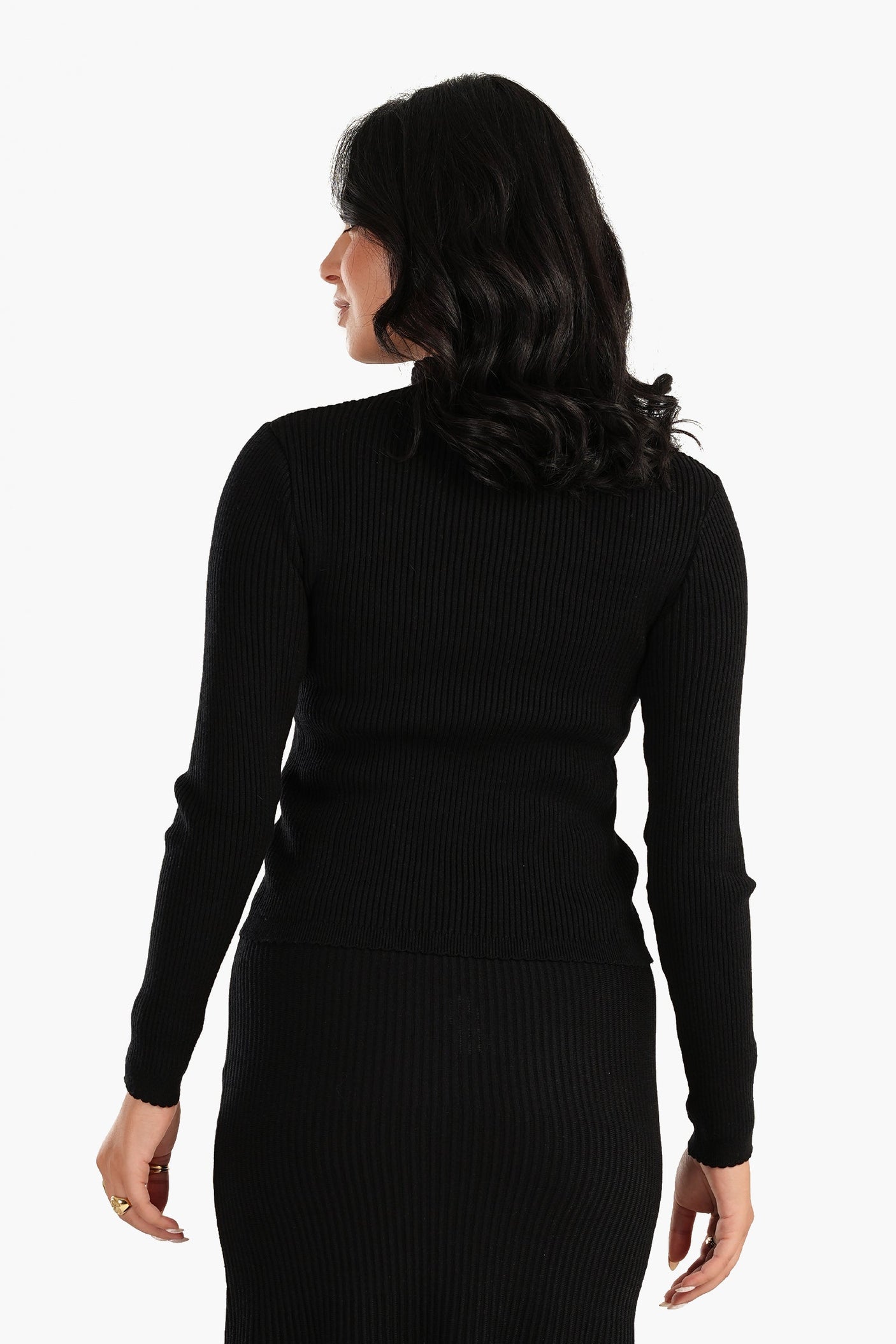 Carina -Cut-out Ribbed Top