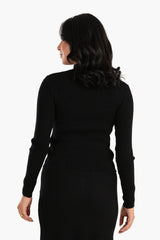 Carina -Cut-out Ribbed Top