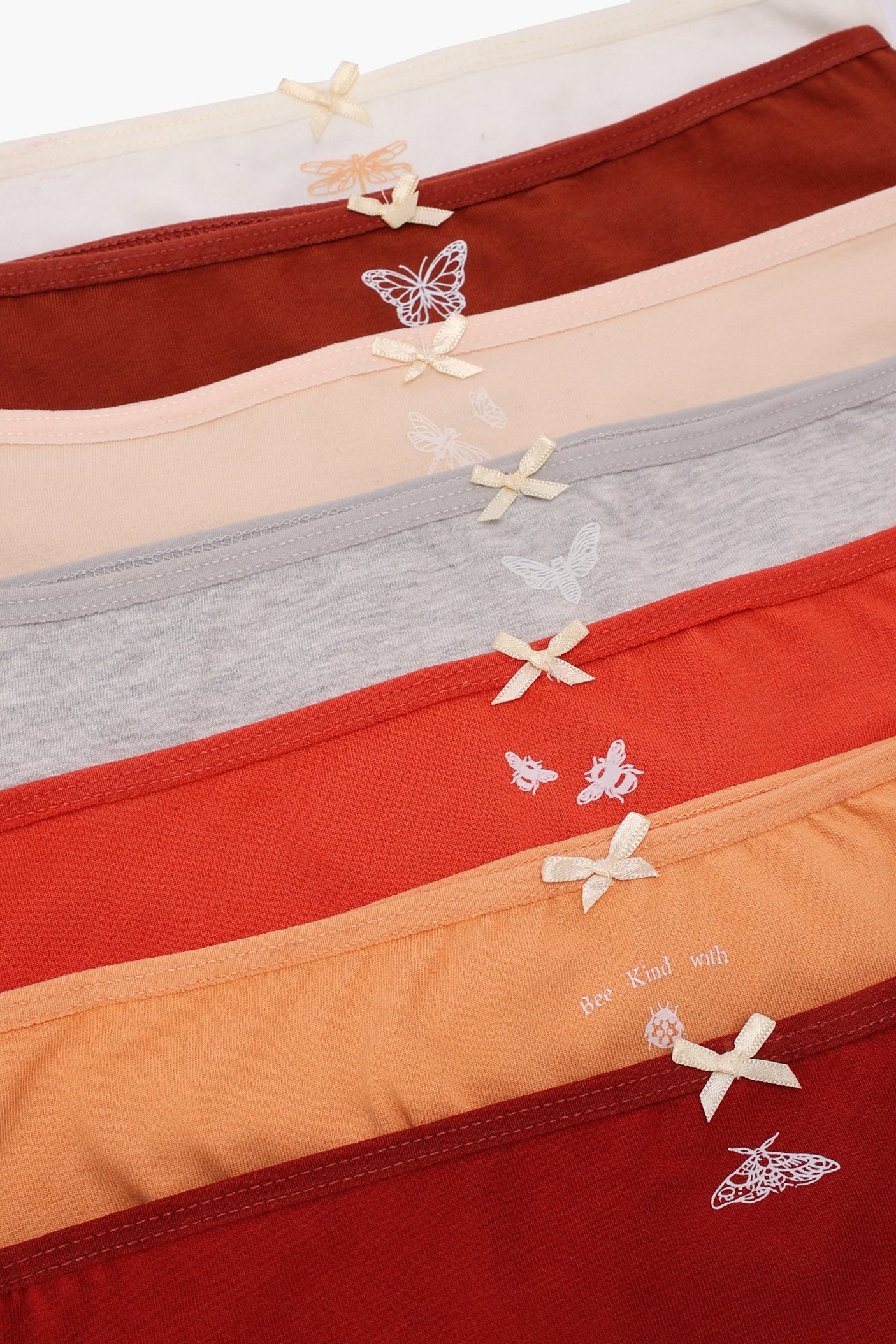 Carina - Pack of 7 Girly Brief Panties