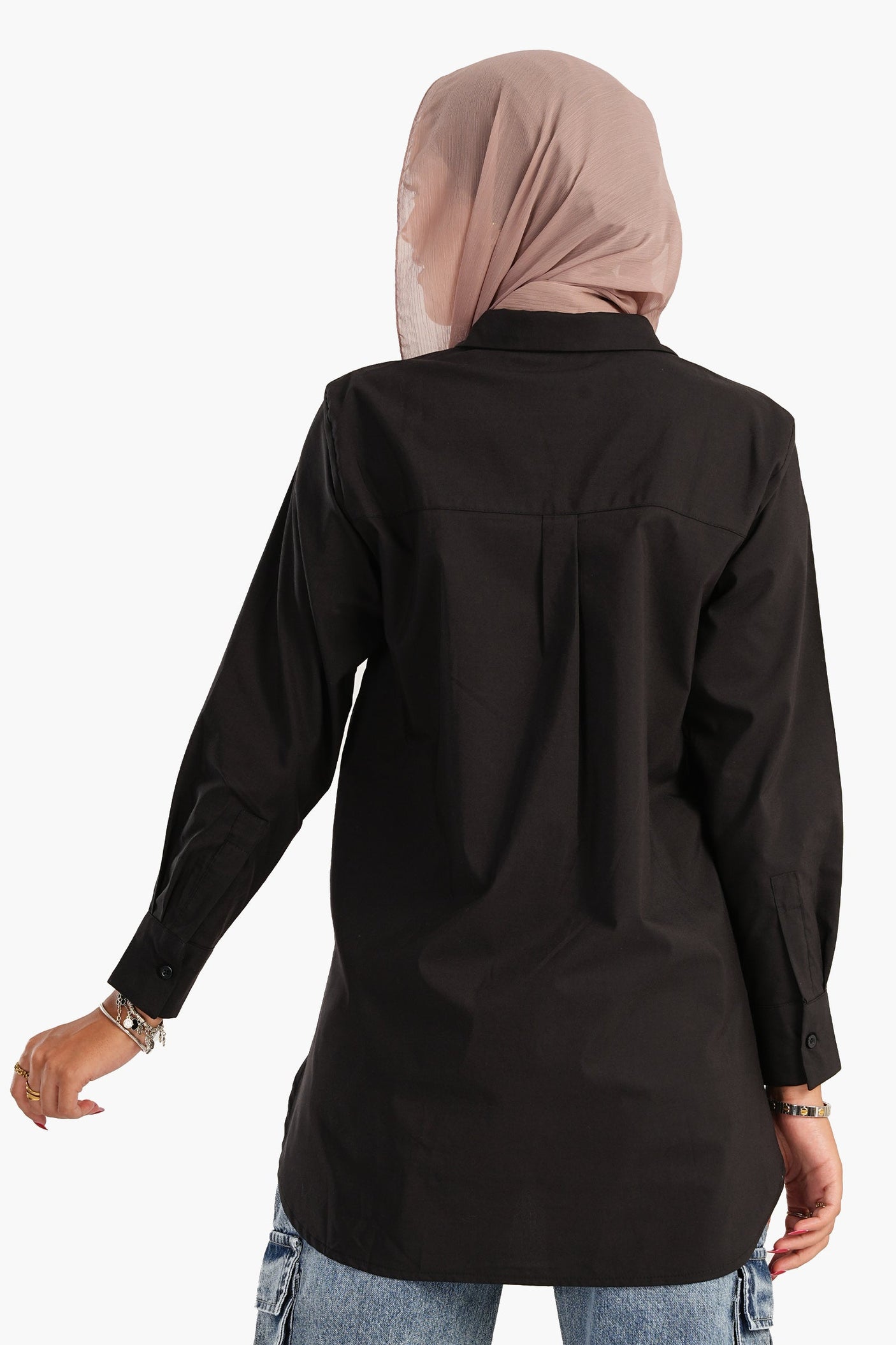 Carina -Asymmetrical Long Sleeves Shirt