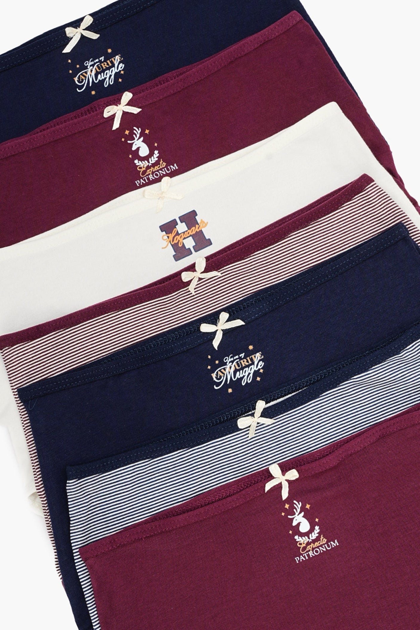 Carina - Pack of 7 Colored Full Brief Panties