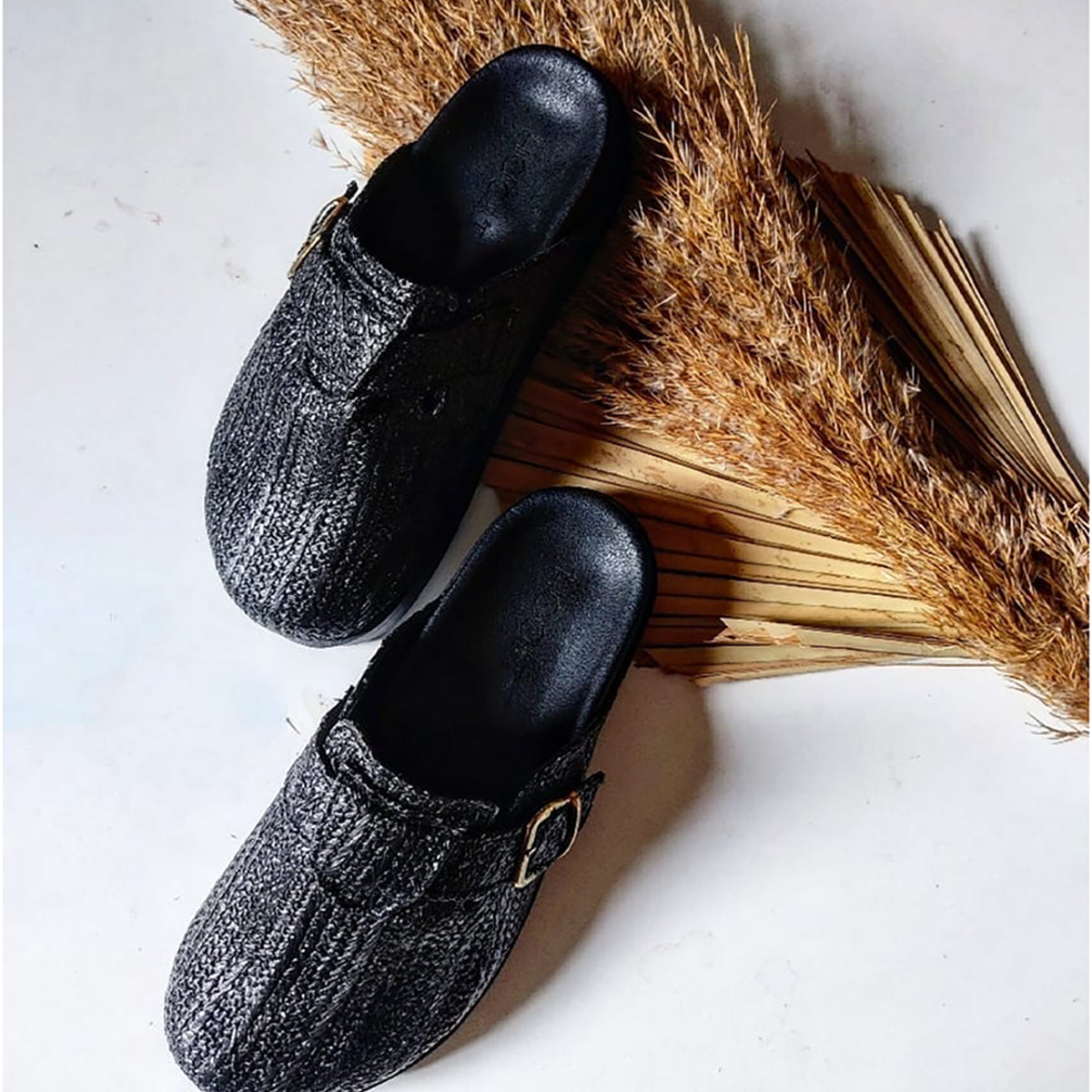 Hoolt - Clogs burlap for women