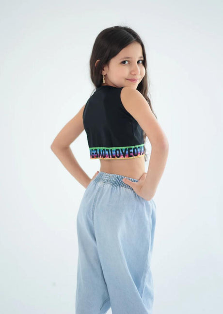 Mini Nile - colorful crop top - FOR GIRLS