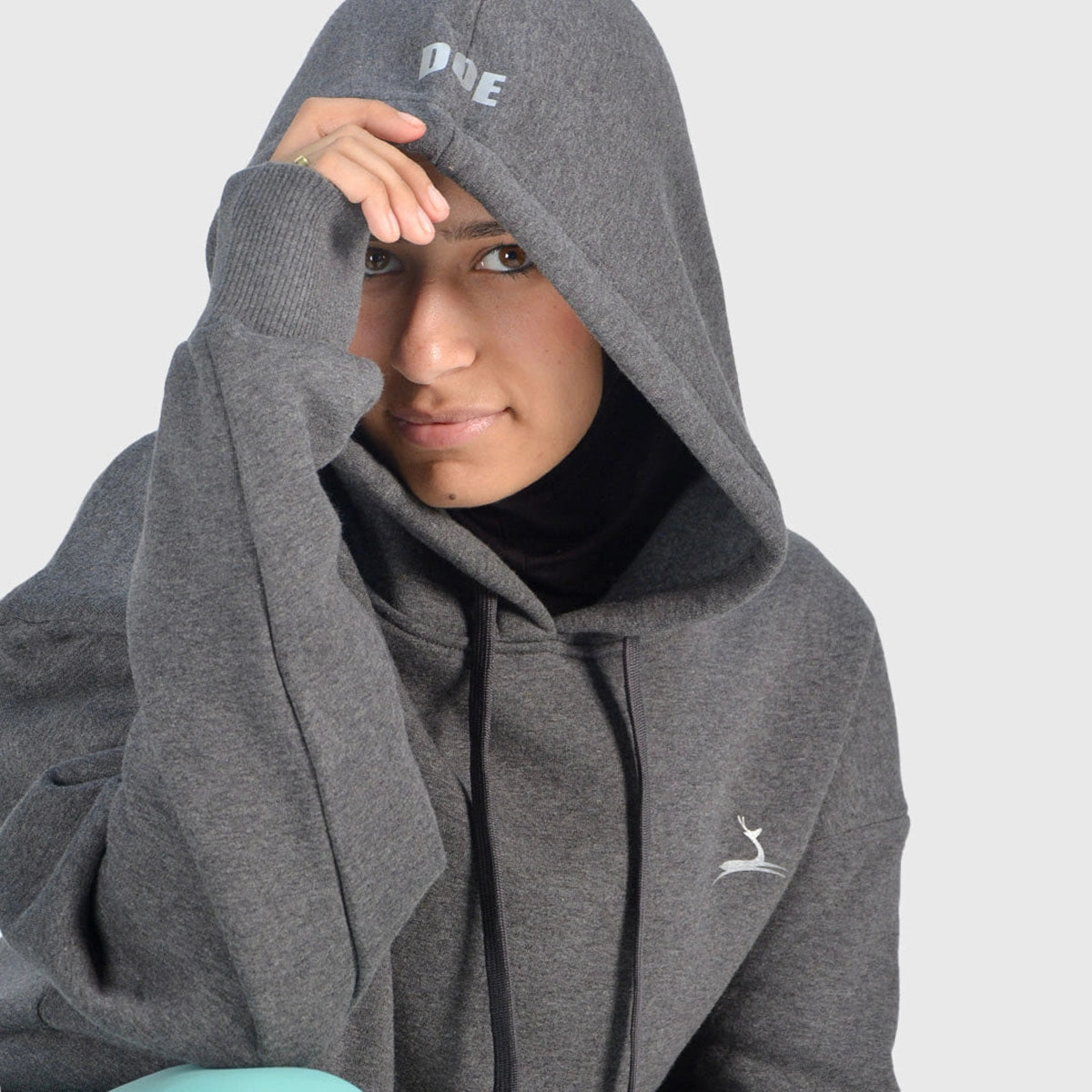 champs land - Doe Oversized Fleeced Hoodie