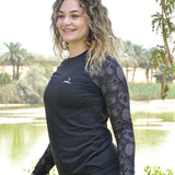 تشامبز لاند - athlete home تونك نسائى بأكمام طويلة