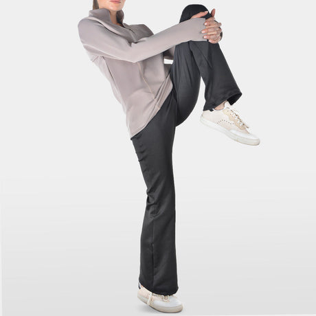 Champs Land - High Waist Ribbed Flare Pants