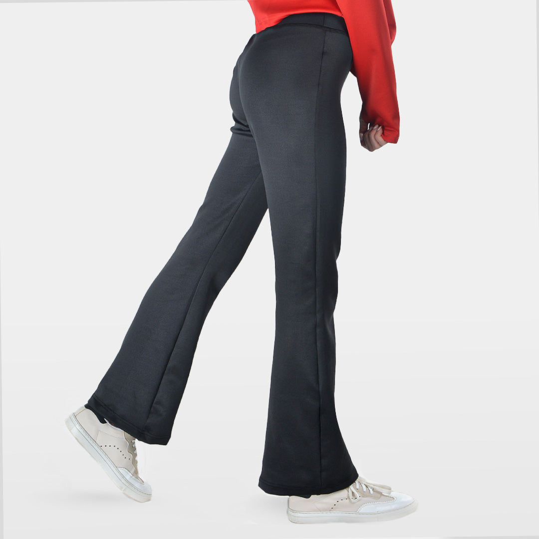 Champs Land - High Waist Ribbed Flare Pants