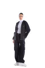 Carina -  Drawstring Cuffs Parachute Pants
