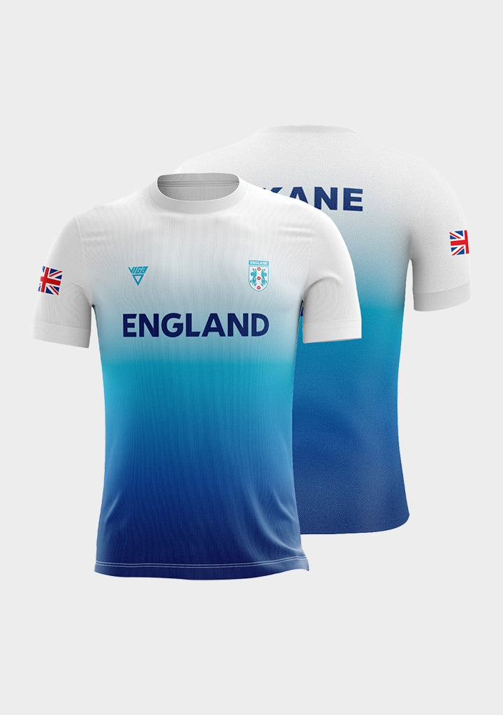 champs land - Kane Viga soccer jersey - England