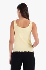Carina -  Frilled Hem Pyjama Top