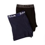 FUTURE FIT - Pack Of 2 Plain Boxers For Boys MultiColoure