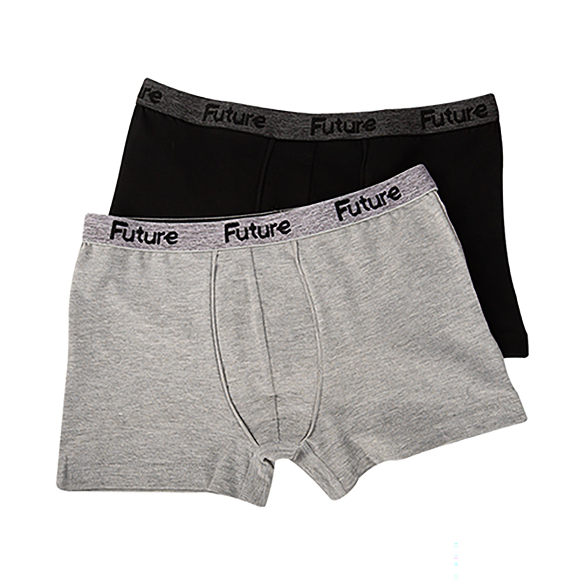 FUTURE FIT - Pack Of 2 Plain Boxers For Boys MultiColoure
