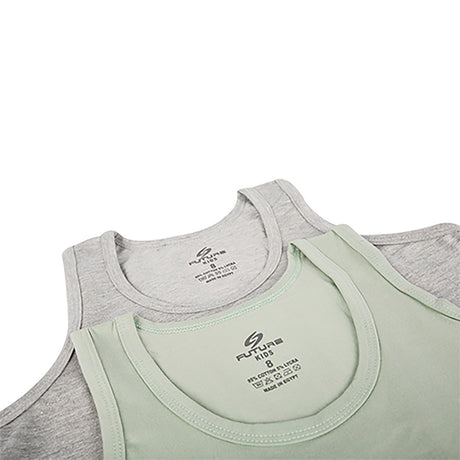 FUTURE FIT - Pack Of 2 SleveeLess UnderShirt MultiColoure For Boys