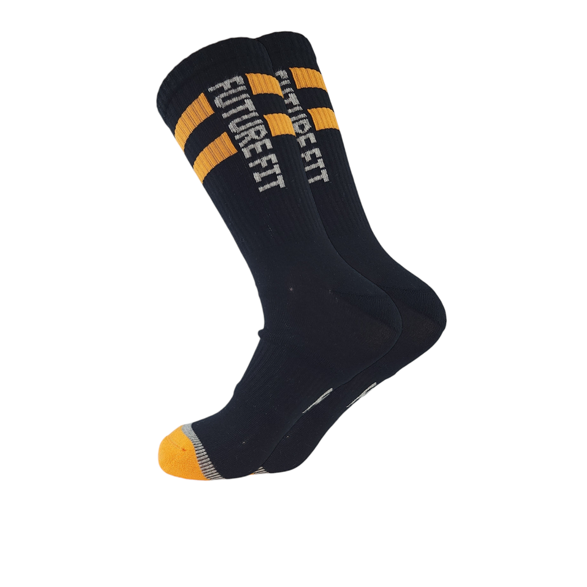 FUTURE FIT - Long Socks Liner Heel and Toe Casual Style MultiColoure