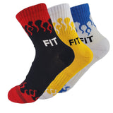 FUTURE FIT - Pack Of 3 Short Socks Liner Heel and Toe Casual Style MultiColoure