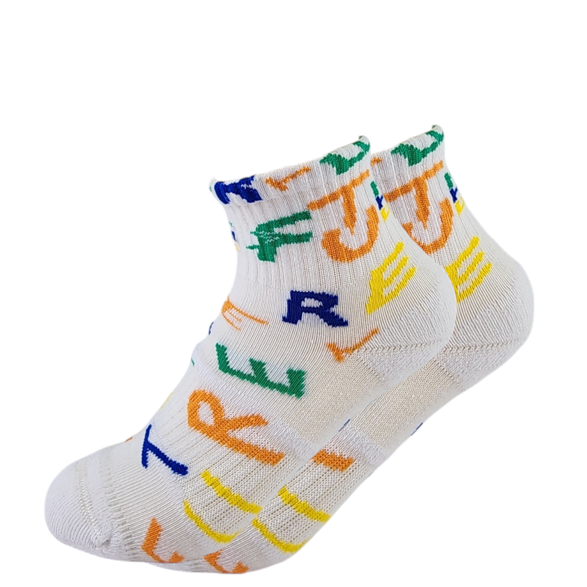 FUTURE FIT - Short Socks Liner Heel and Toe Casual Style MultiColoure