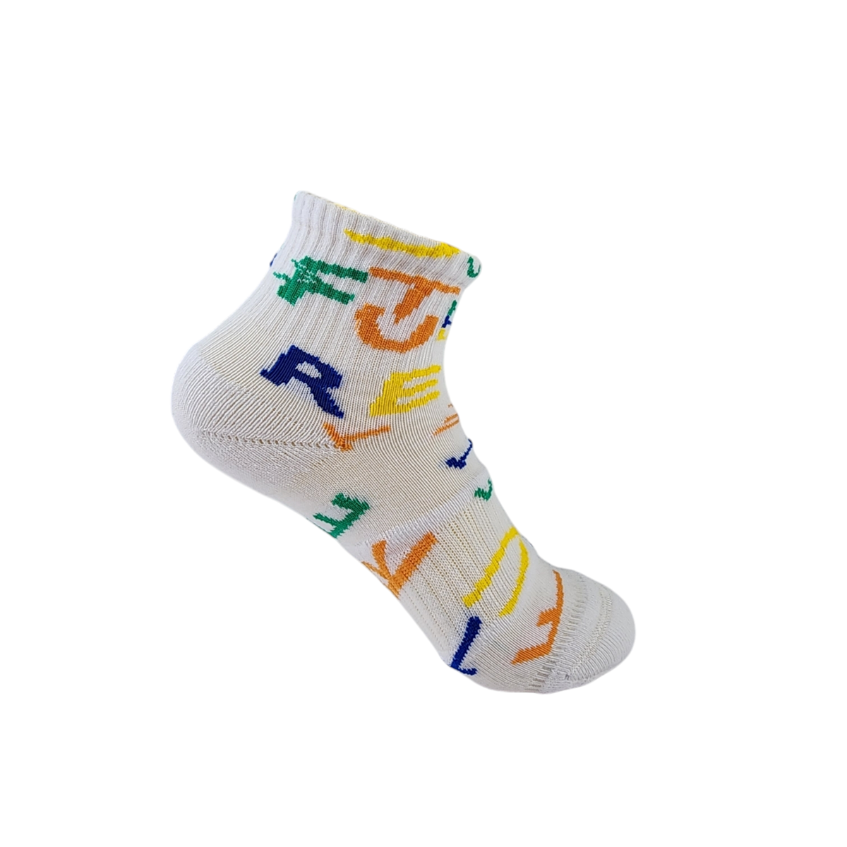 FUTURE FIT - Long Socks Liner Heel and Toe Casual Style MultiColoure