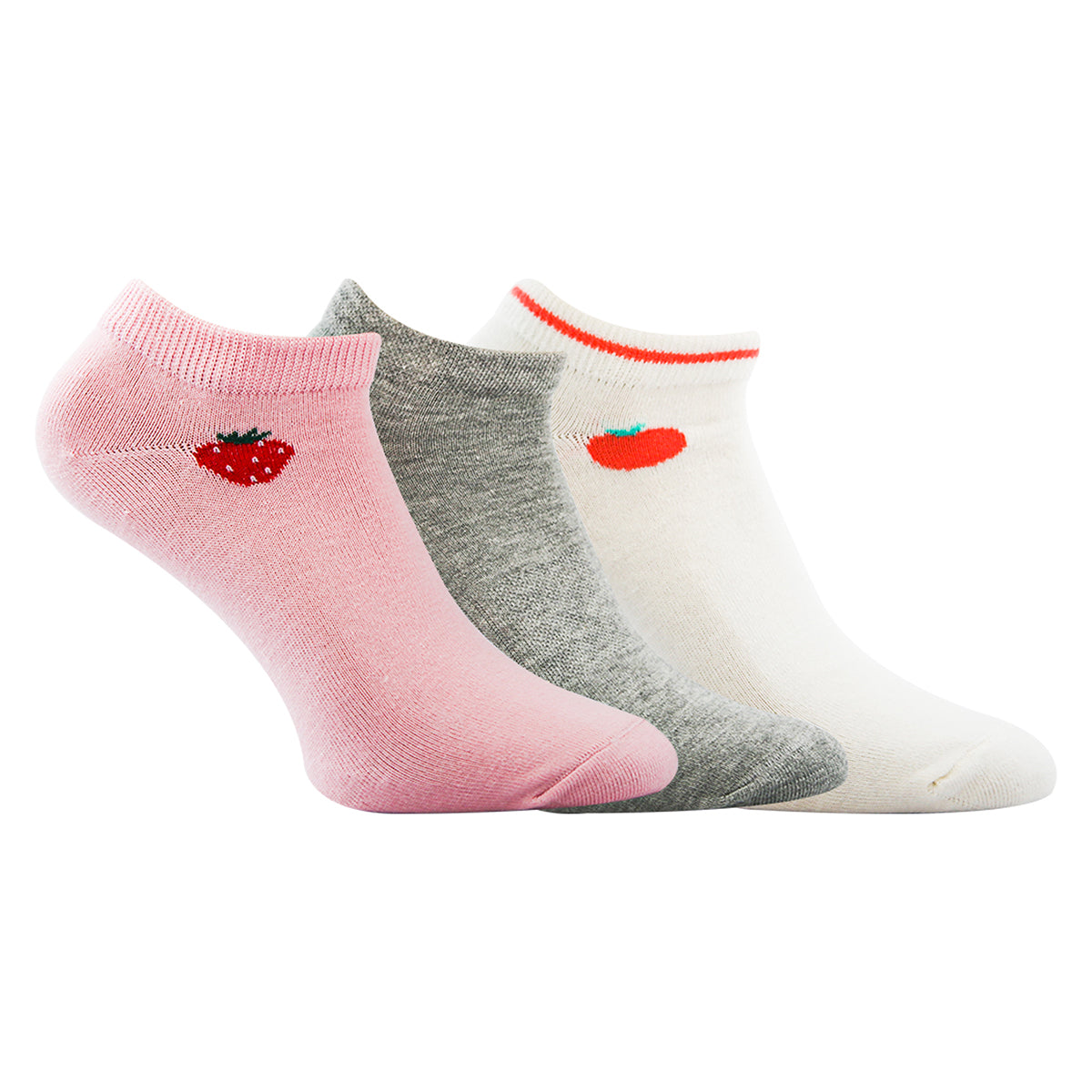 FUTURE FIT - A Pack Of 3 Pieces Plain Ankle Socks MultiColoure