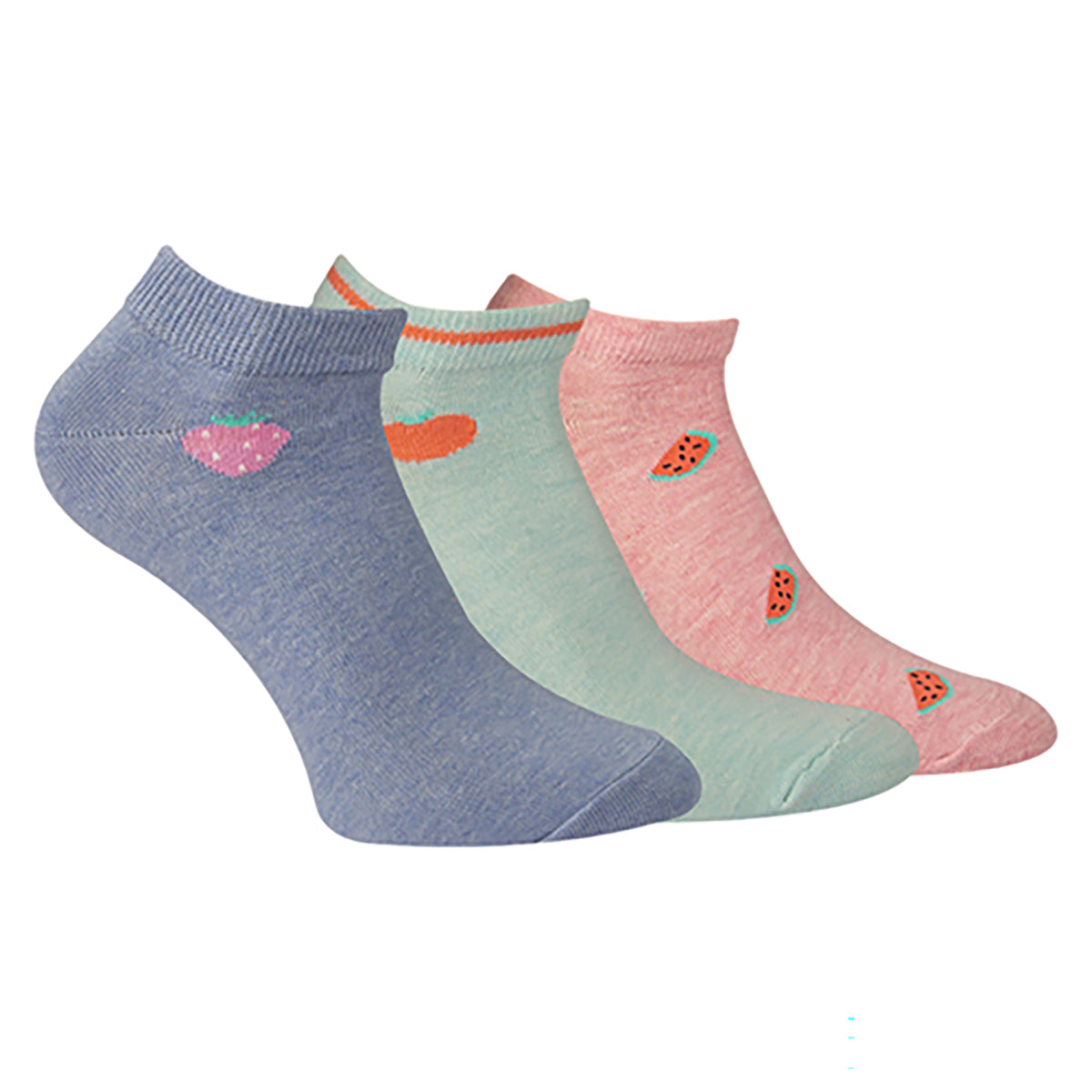 FUTURE FIT - A Pack Of 3 Pieces Ankle Plain Socks MultiColoure