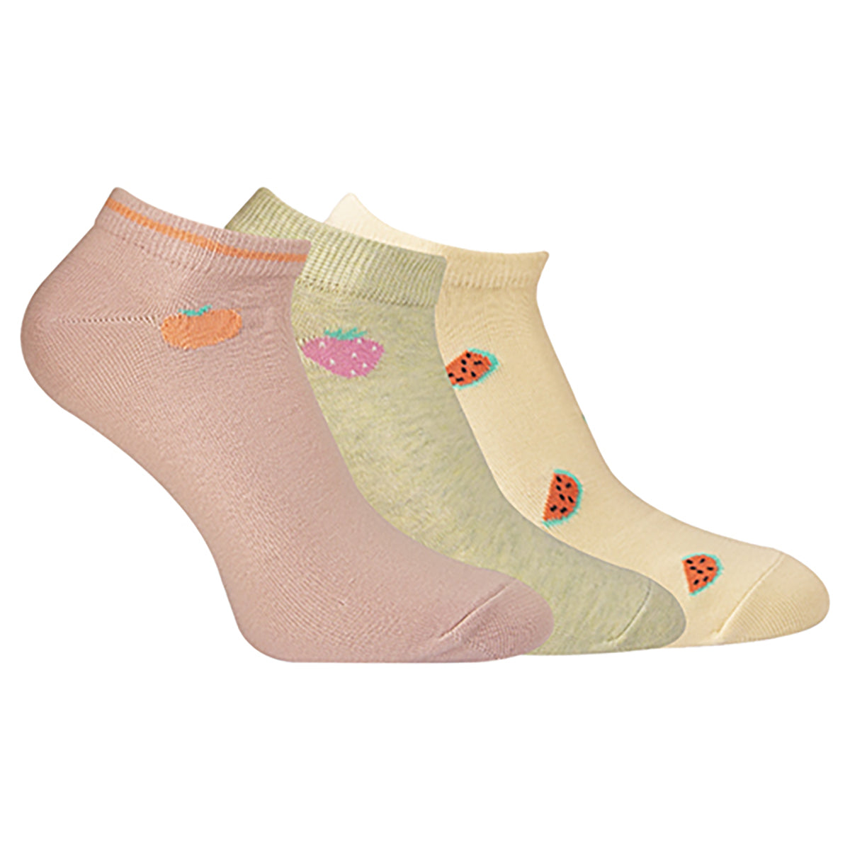 FUTURE FIT - A Pack Of 3 Pieces Ankle Plain Socks MultiColoure