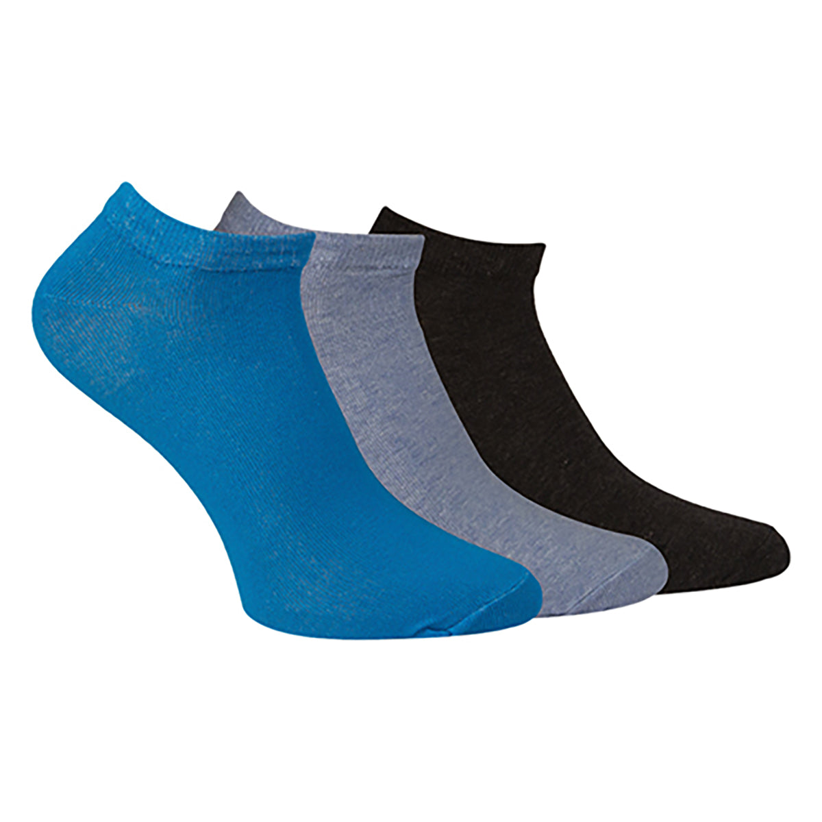 FUTURE FIT - A Pack Of 3 Pieces Ankle Plain Socks MultiColoure