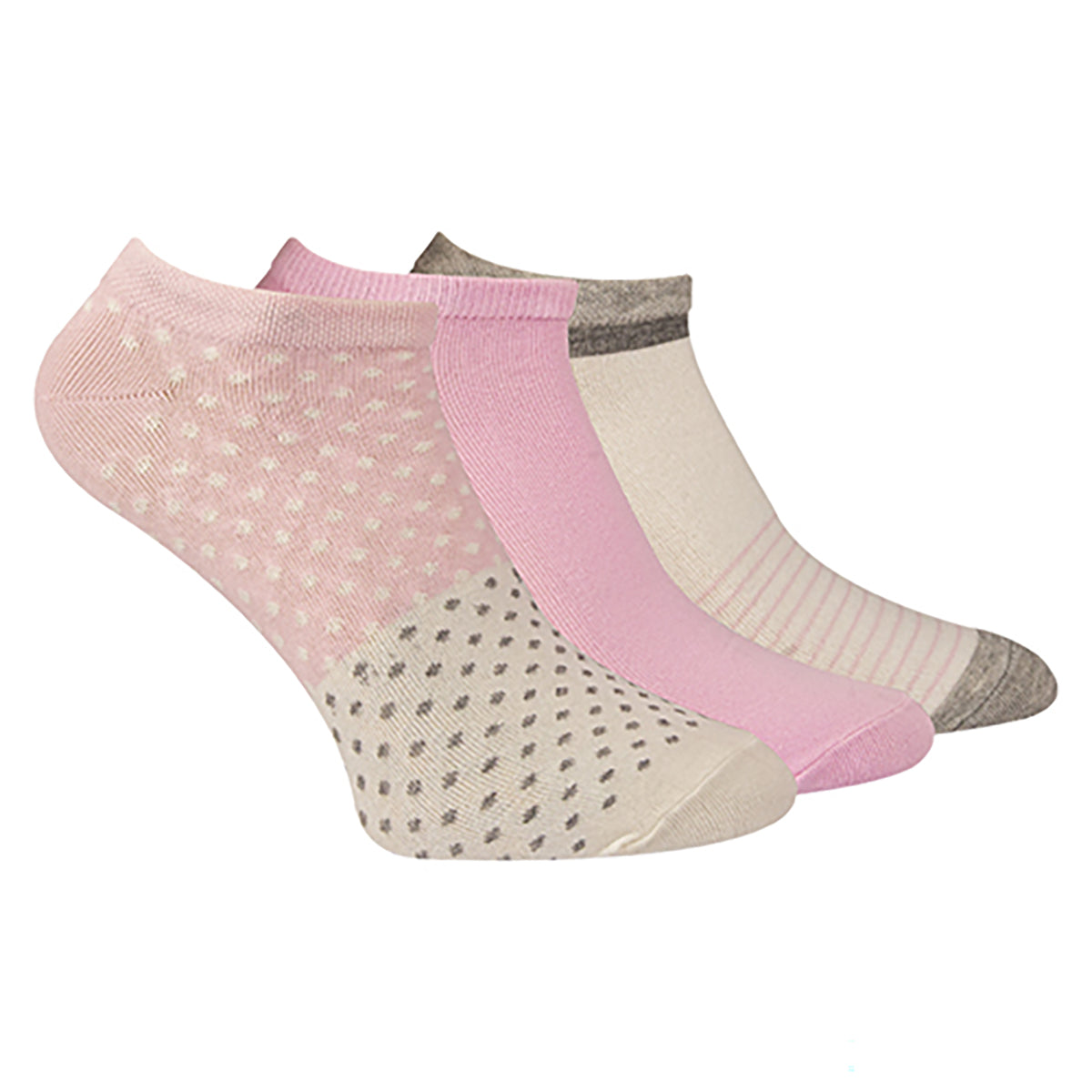 FUTURE FIT - A Pack Of 3 Pieces Ankle Plain Socks MultiColoure