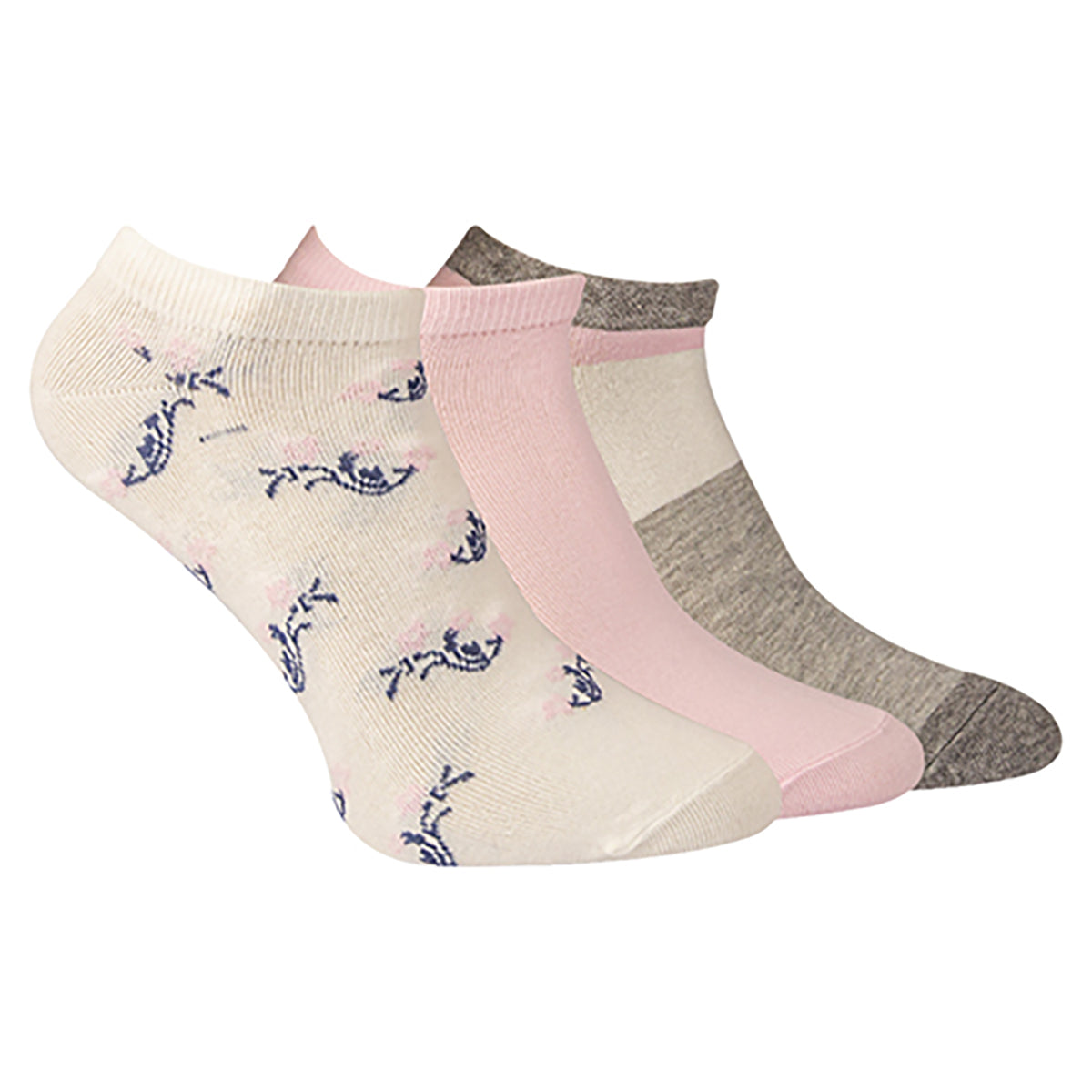 FUTURE FIT - A Pack Of 3 Pieces Ankle Plain Socks MultiColoure