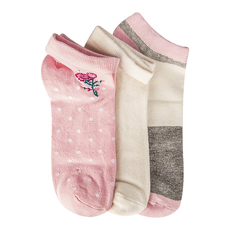 FUTURE FIT - A Pack Of 3 Pieces Ankle Plain Socks MultiColoure