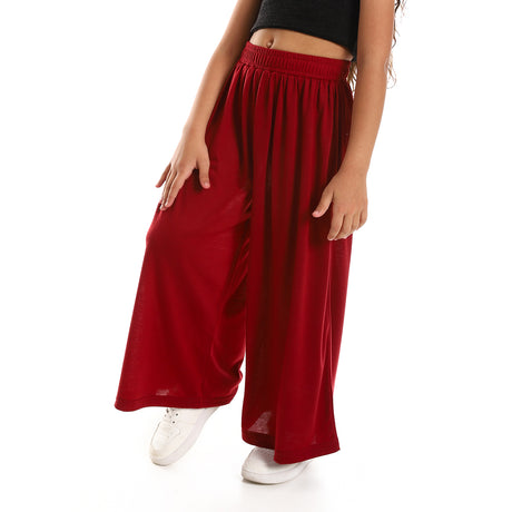 Kady - Girls Wide Leg Solid Pants