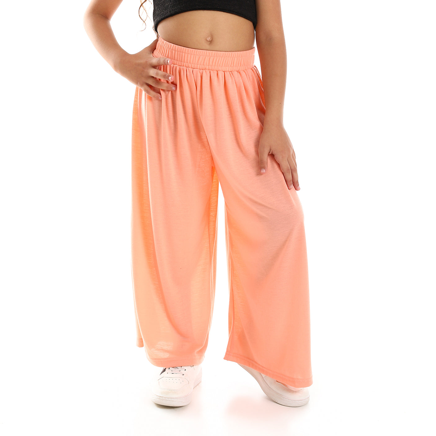 Kady - Girls Wide Leg Solid Pants