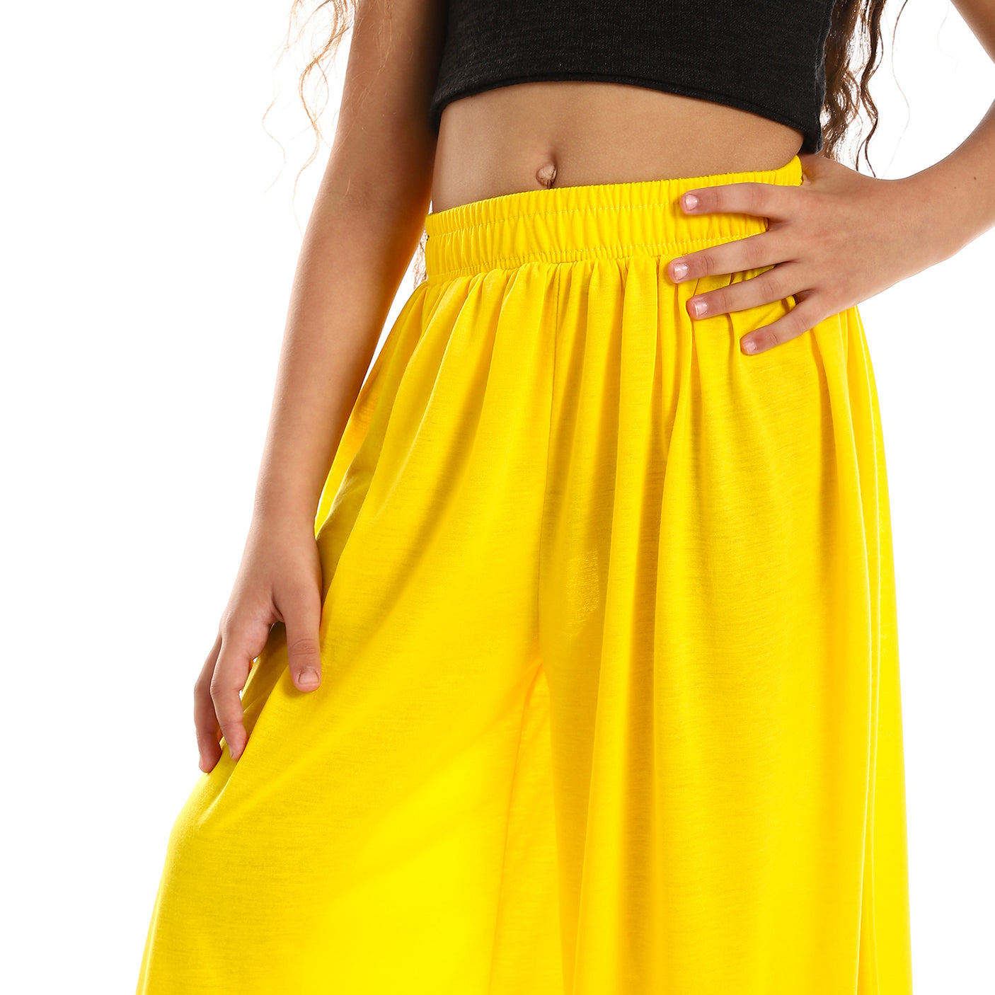 Kady - Girls Wide Leg Solid Pants