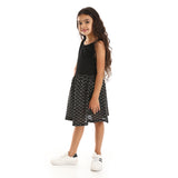 Kady - Girls Sleeveless Decorated Knitted Dress