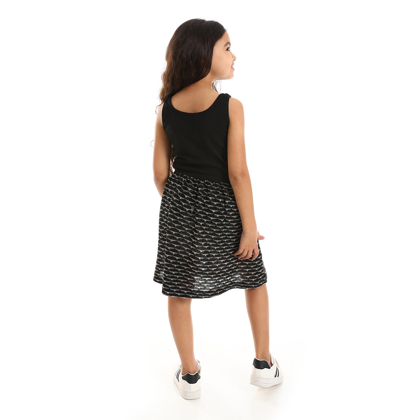 Kady - Girls Sleeveless Decorated Knitted Dress