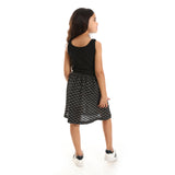 Kady - Girls Sleeveless Decorated Knitted Dress