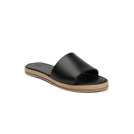 Brio - Buckle  Natural Leather Slippers