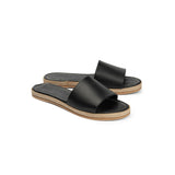Brio - Buckle  Natural Leather Slippers