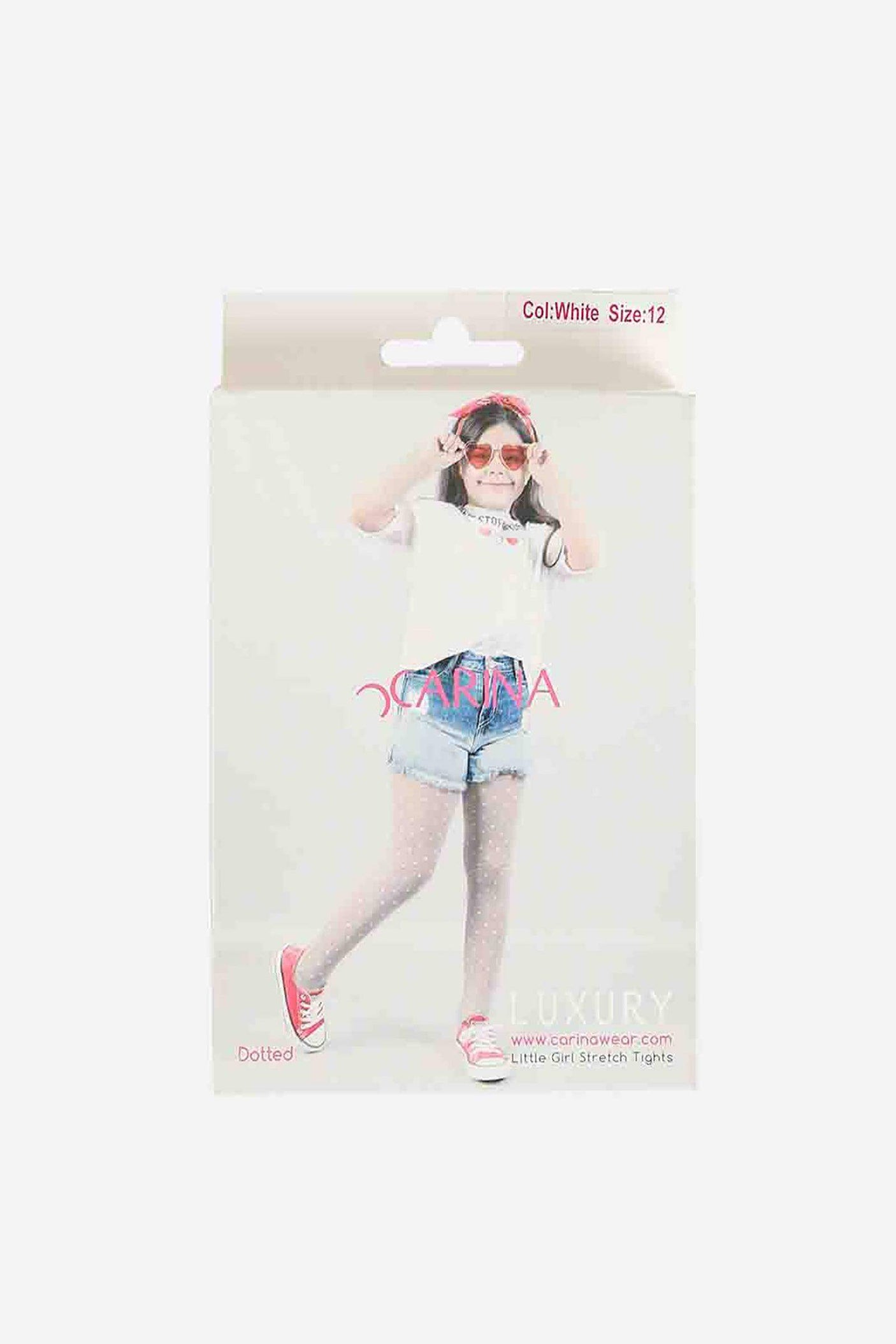 Carina -Girly Dotted Pantyhose
