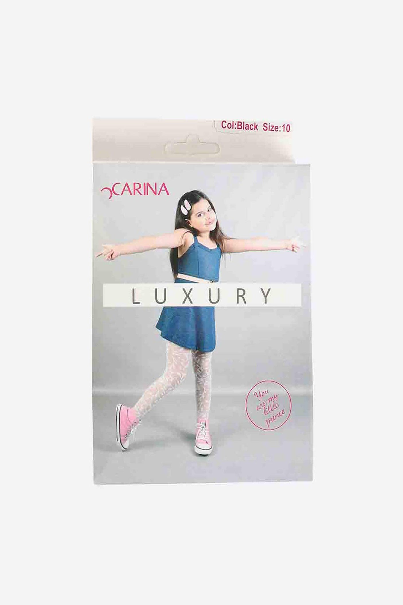 Carina -Girly Jacquard Pantyhose