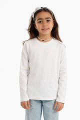 Carina - Girly Short Sleeves Top