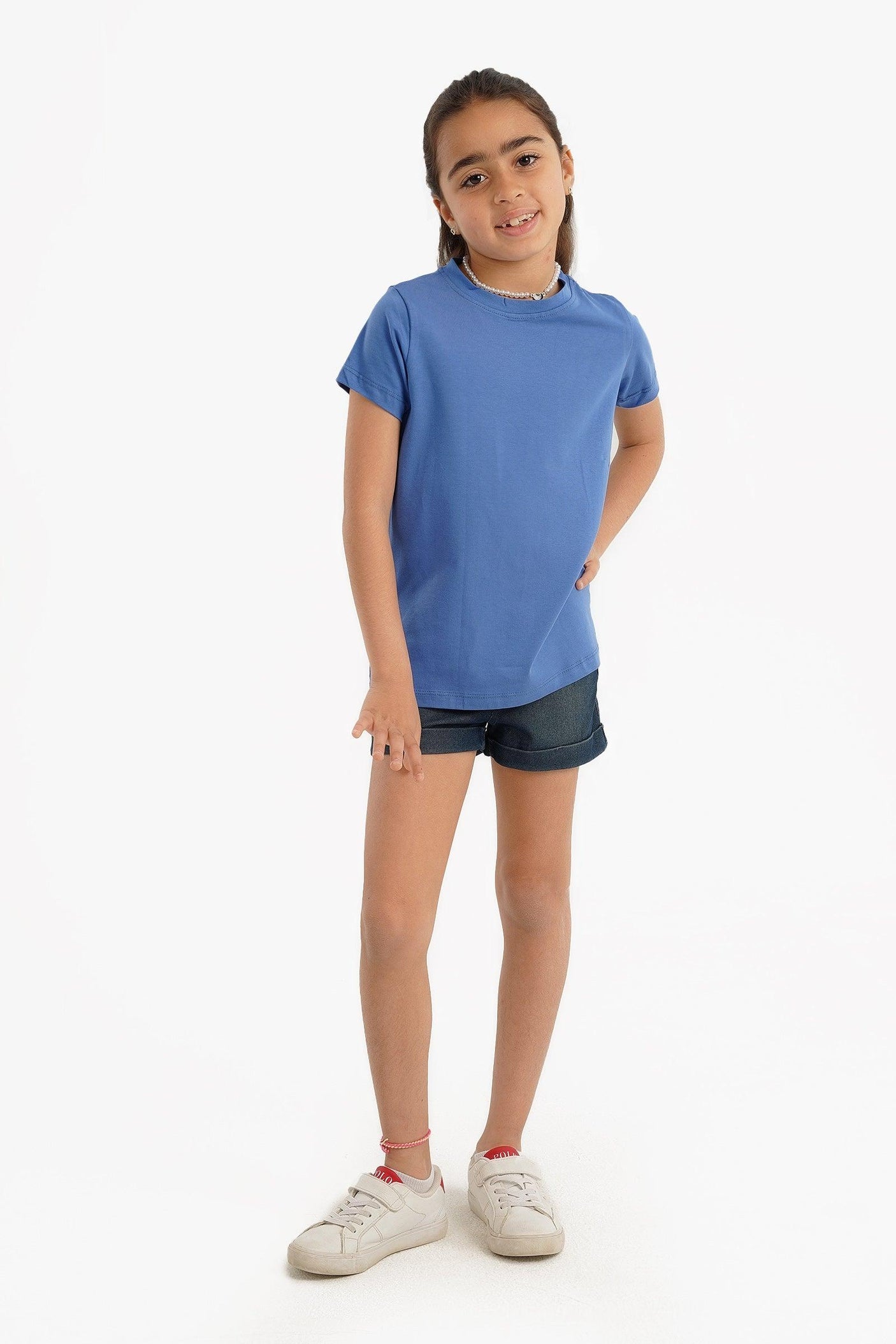 Carina -Girly Short Sleeves Top