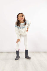 Carina -Girly Warm Pattern Legging