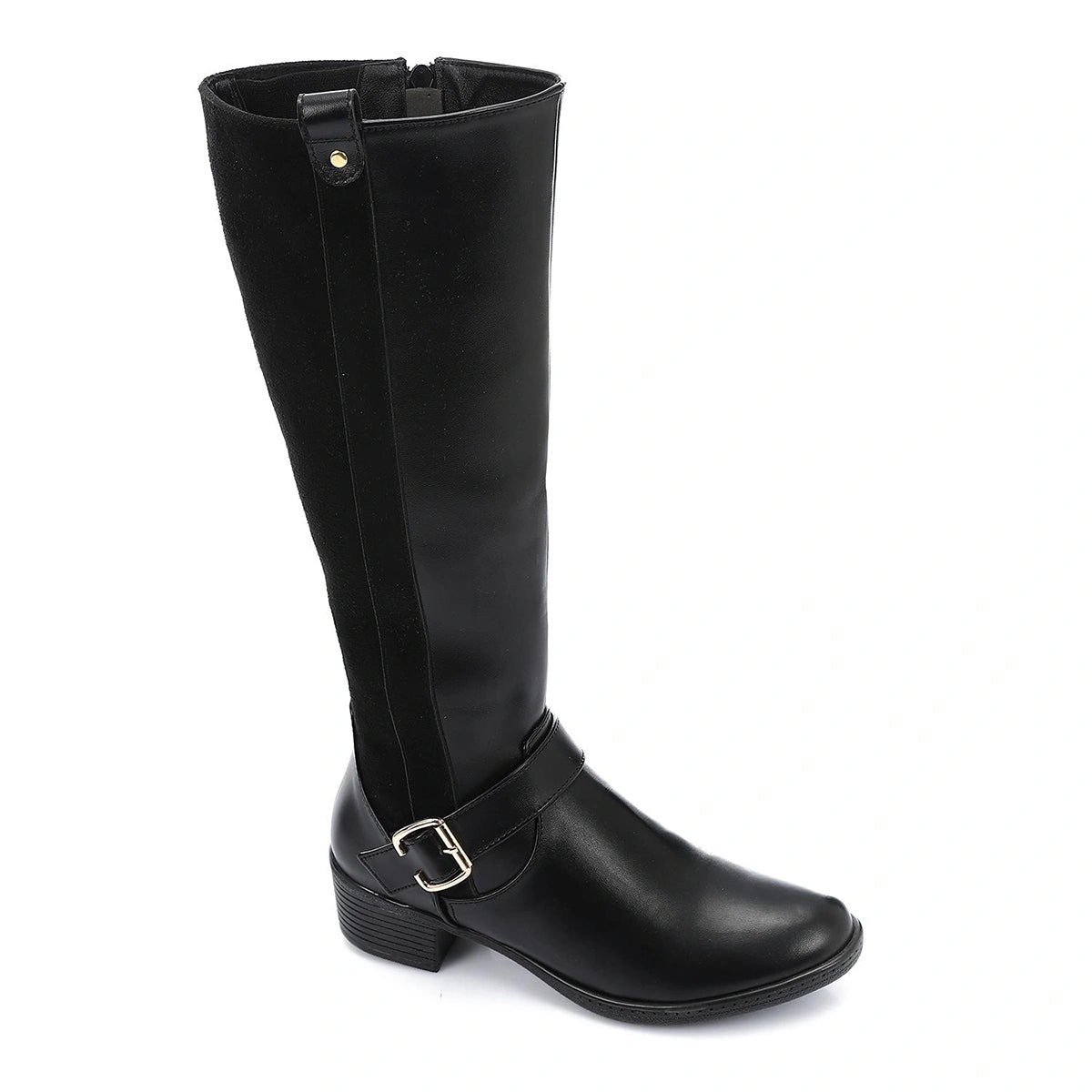 XO - Leather Boot -  Black